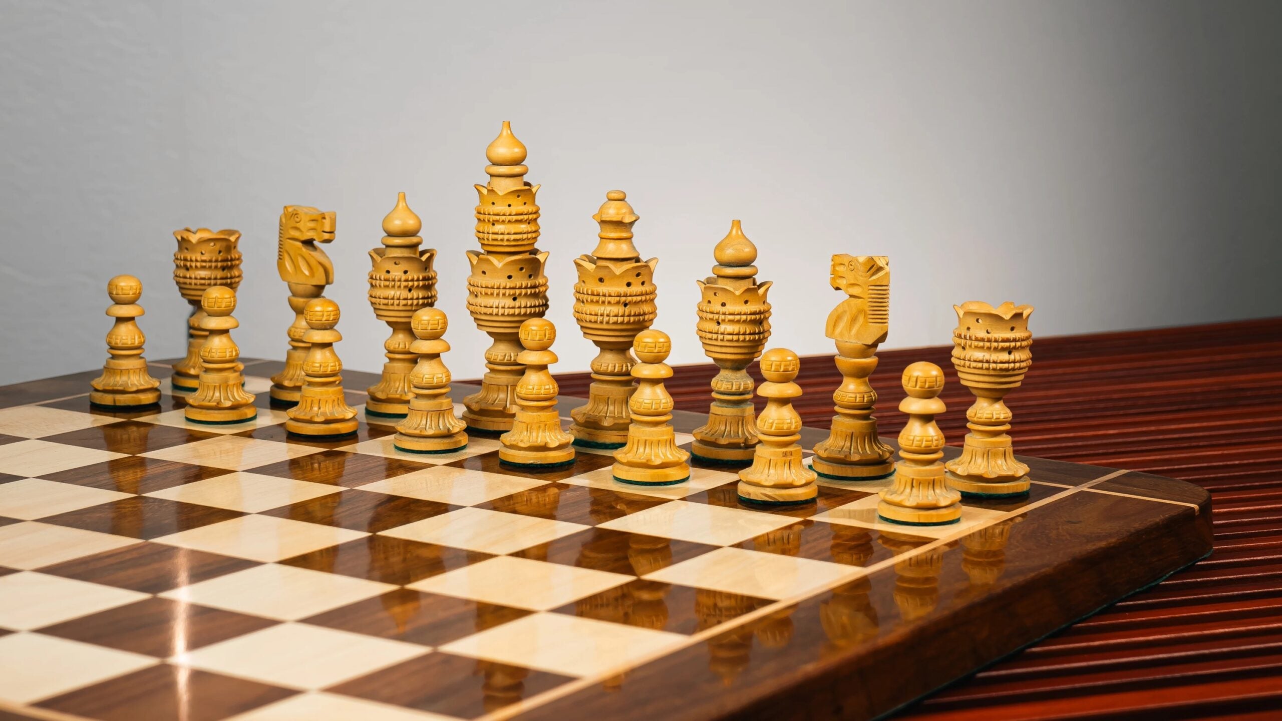 5” WEIGHTED LOTUS SERIES CHESS PIECES