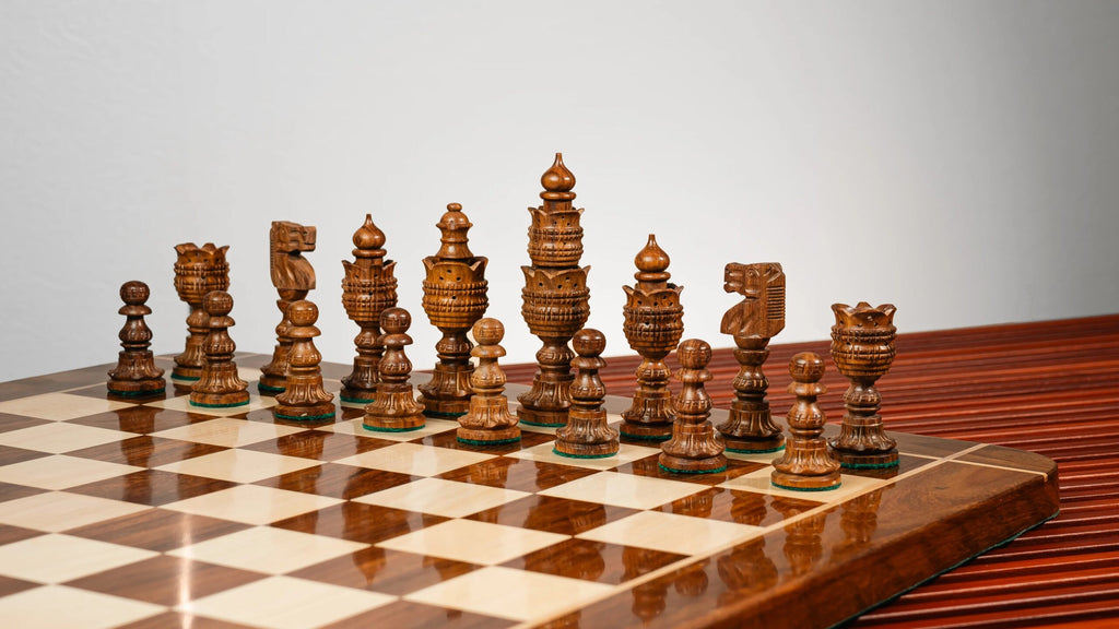 5” WEIGHTED LOTUS SERIES CHESS PIECES