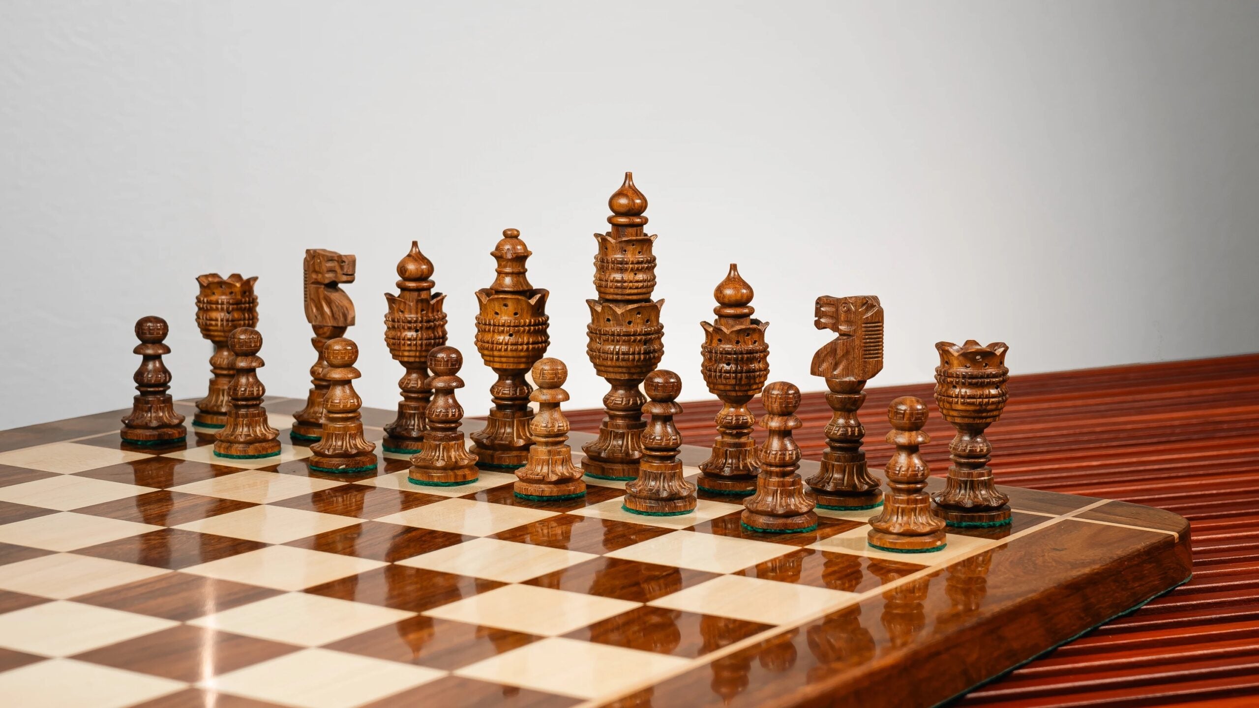 5” WEIGHTED LOTUS SERIES CHESS PIECES