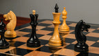 4.5” CIRCA 1960’s SOVIET RUSSIAN DOUBLE WEIGHTED EBONISED CHESS PIECES
