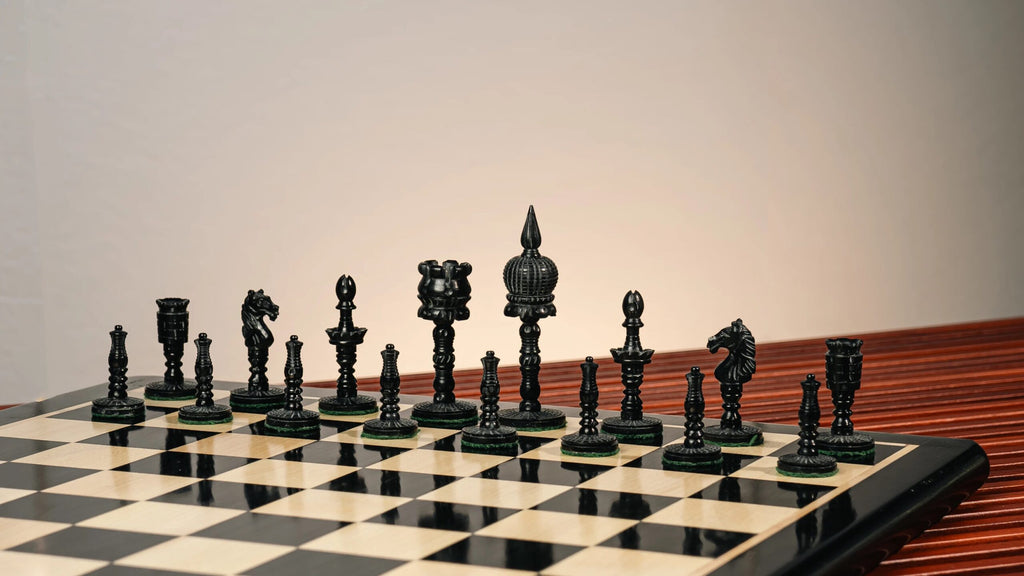 3.6”GUMAT CHESS PIECES - CAMEL BONE SERIES