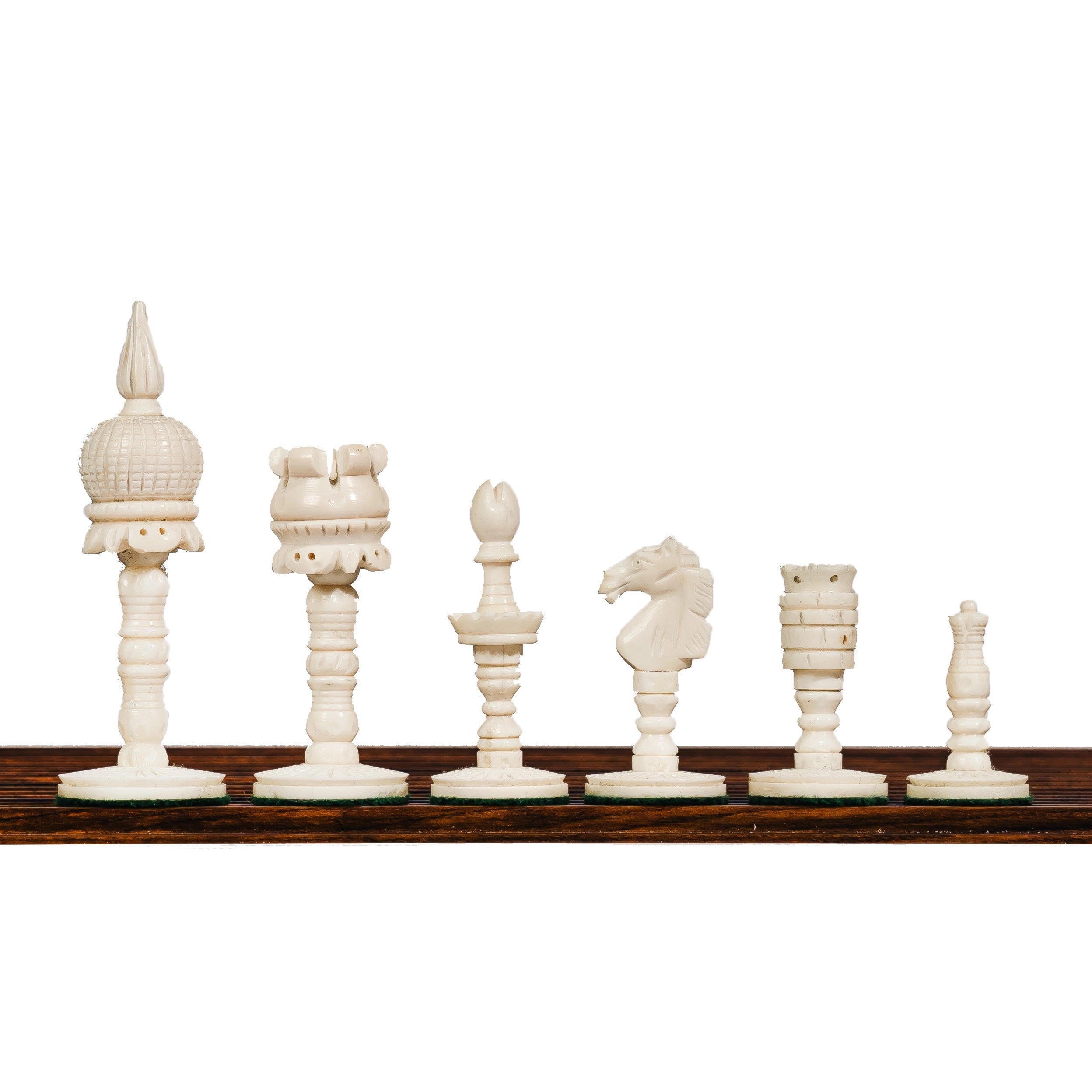 3.6”GUMAT CHESS PIECES - CAMEL BONE SERIES
