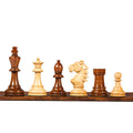 3.9” REPRODUCED BOHEMIAN WOODEN TRIPLE WEIGHTED CHESS PIECES