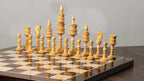 8” JUMBO LOTUS CARVING WEIGHTED CHESS PIECES