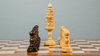 4.75” LOTUS SERIES WOODEN WEIGHTED CHESS PIECES