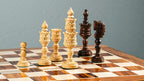 4.75” LOTUS SERIES WOODEN WEIGHTED CHESS PIECES