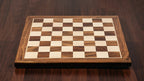 3.9” RUSSIAN ZAGREB 1959’ WEIGHTED CHESS PIECES WITH 21” GOLDEN ROSEWOOD CHESSBOARD