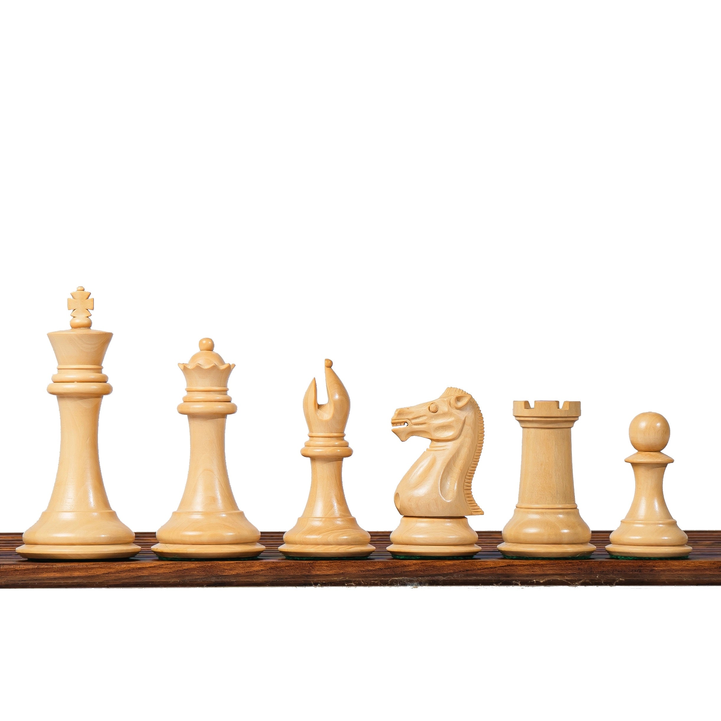 3.8” ROYAL KNIGHT STAUNTON TRIPLE WEIGHTED CHESS PIECES