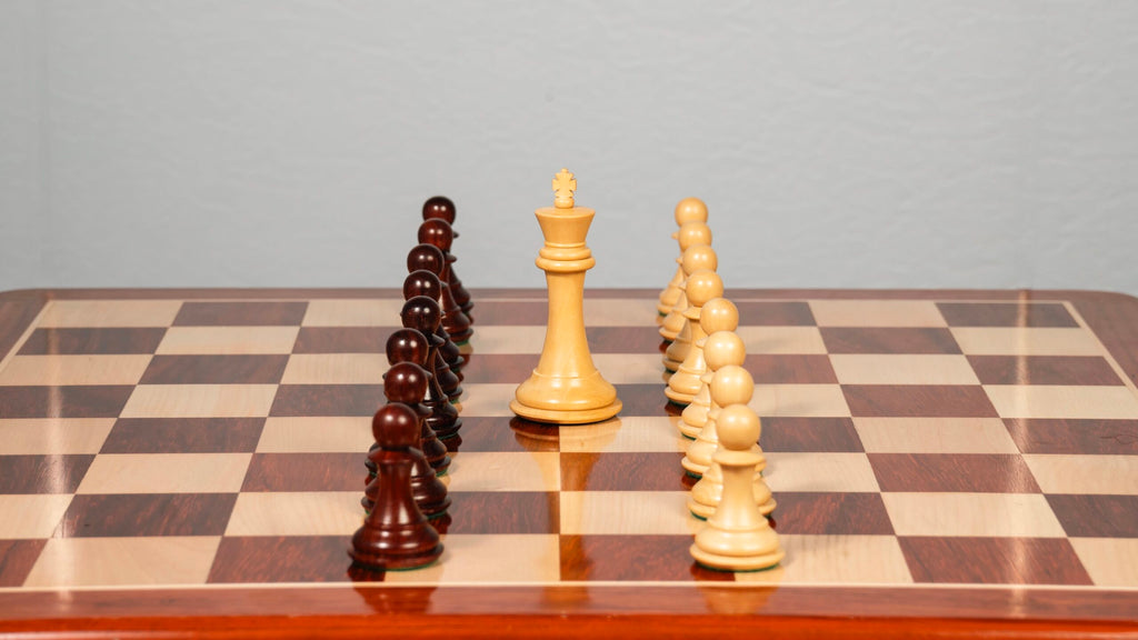 3.8” ROYAL KNIGHT STAUNTON TRIPLE WEIGHTED CHESS PIECES