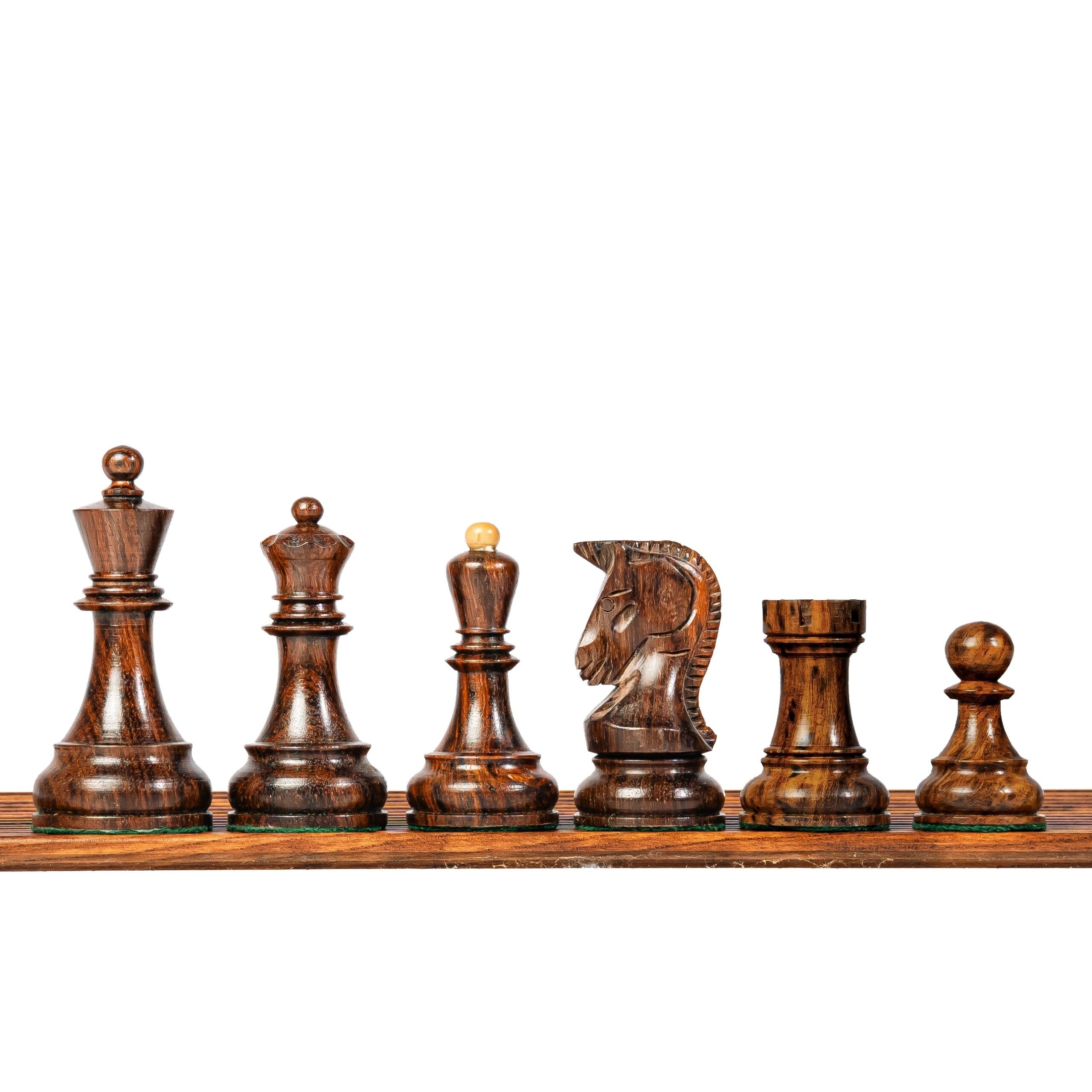 3.75” 1970s’ DUBROVINIK FISCHER TRIPLE WEIGHTED CHESS PIECES WITH EXTRA QUEENS