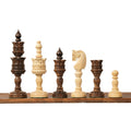4.75” LOTUS SERIES WOODEN WEIGHTED CHESS PIECES