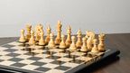 4.5” NAPOLEON LUXURY EBONY WOOD STAUNTON TRIPLE WEIGHTED CHESS PIECES, 21” EBONY WOOD CHESSBOARD & BOX