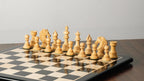 4.4” PRESTIGE LUXURY STAUNTON CHESS SET - TRIPLE WEIGHTED, 21” EBONY CHESSBOARD & BOX