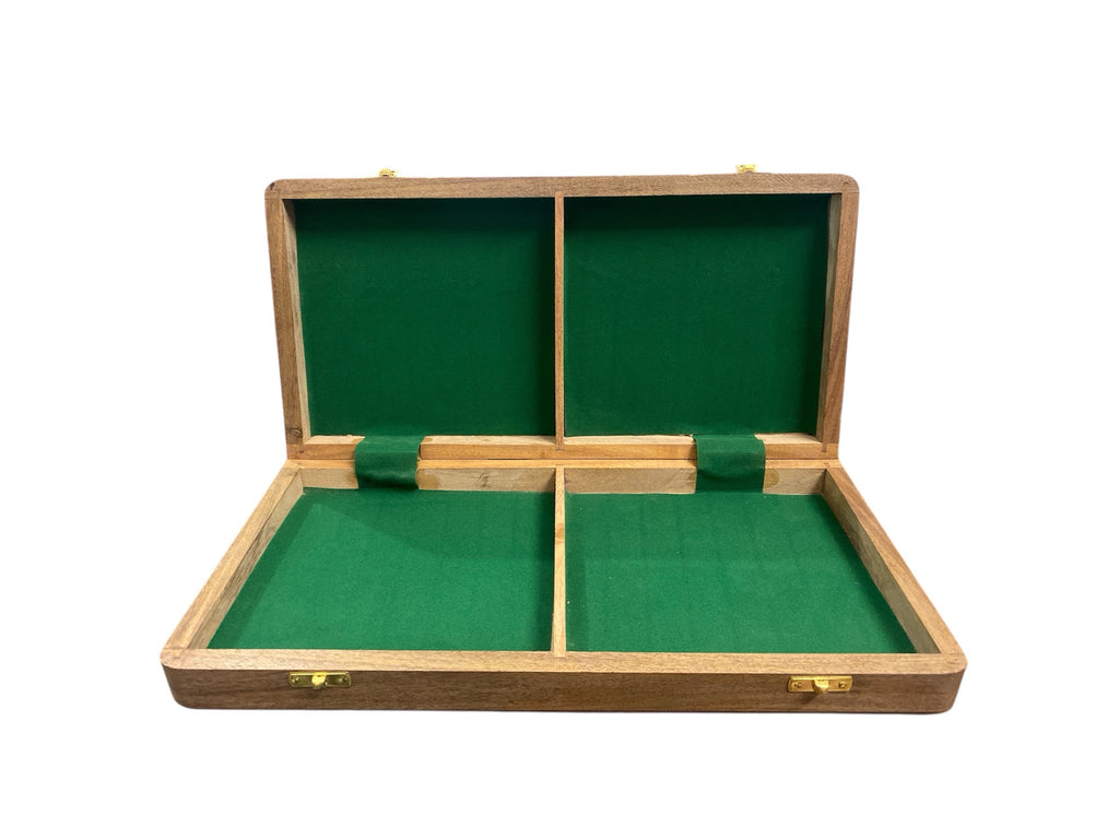 20” FOLDING TOURNAMENT CHESS BOARD AND STORAGE BOX  - 50mm Square
