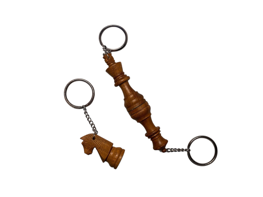 2.5” STAUNTON MAGNETIC CHESS PIECES KEYCHAIN PACK OF 3