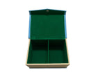 LEATHERETTE STORAGE BOX FOR CHESS PIECES UPTO 4”