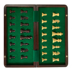 12“ LUXURY ROSEWOOD TRAVEL FOLDING MAGNETIC CHESS SET