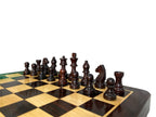 12“ LUXURY ROSEWOOD TRAVEL FOLDING MAGNETIC CHESS SET