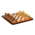 5” WEIGHTED LOTUS SERIES CHESS WITH 21” GOLDEN ROSEWOOD CHESS BOARD