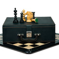 4.4” ARTHUR KNIGHT LUXURY STAUNTON EBONY CHESS PIECES