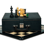 4.4” ARTHUR KNIGHT LUXURY STAUNTON EBONY CHESS PIECES