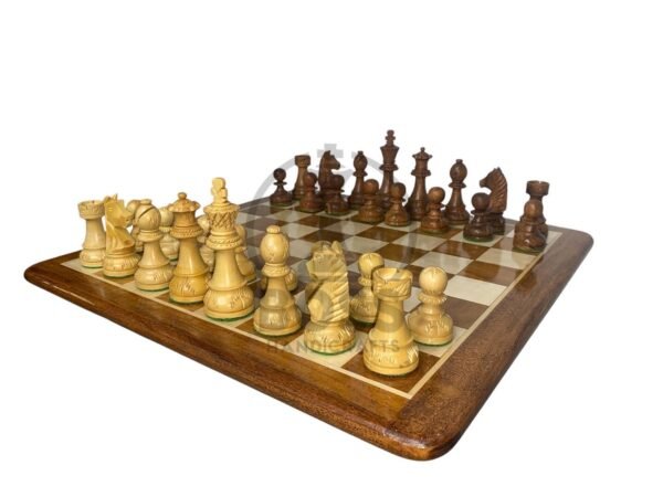 3.75” STAUNTON GERMAN KNIGHT CHESS PIECES - STANDARD - Image 5