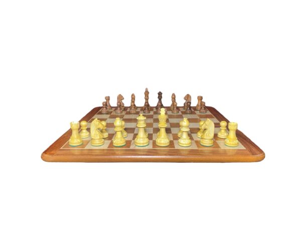 3.75” CARVED STAUNTON WEIGHTED CHESS PIECES - Image 6