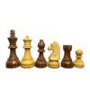 3.75” CARVED GERMAN KNIGHT STAUNTON WEIGHTED CHESS PIECES