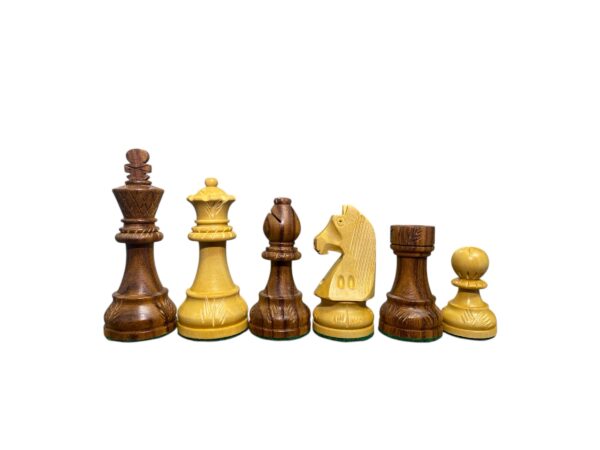 3.75” CARVED STAUNTON WEIGHTED CHESS PIECES