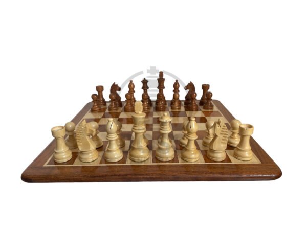 3.5” DOWN HEAD KNIGHT STAUNTON TOURNAMENT WEIGHTED CHESS PIECES - Image 6