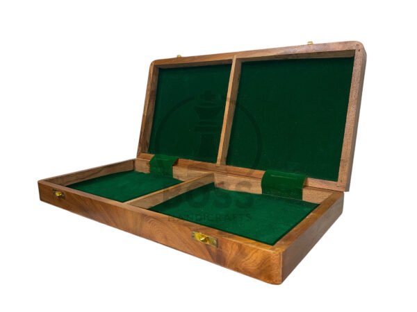 16” FOLDING CHESS BOARD AND STORAGE BOX - Image 3