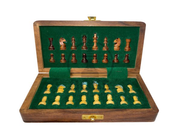 10” TRAVEL MAGNETIC FOLDING CHESS SET - Image 2