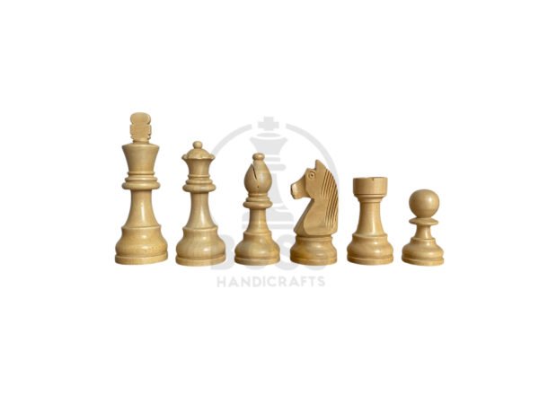 3.5” DOWN HEAD KNIGHT STAUNTON TOURNAMENT WEIGHTED CHESS PIECES - Image 3