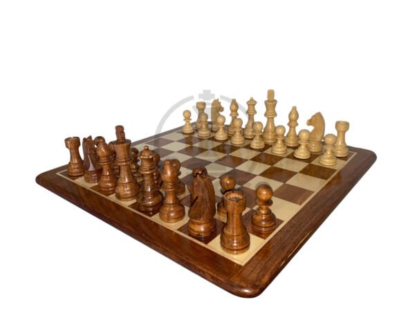 3.5” DOWN HEAD KNIGHT STAUNTON TOURNAMENT WEIGHTED CHESS PIECES - Image 9