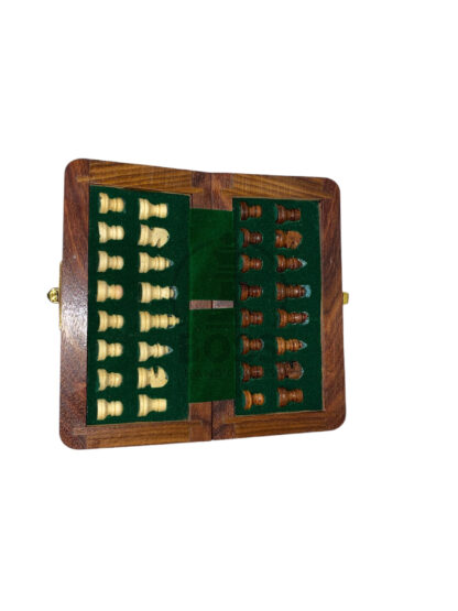 5” TRAVEL MAGNETIC FOLDING CHESS SET - Image 4