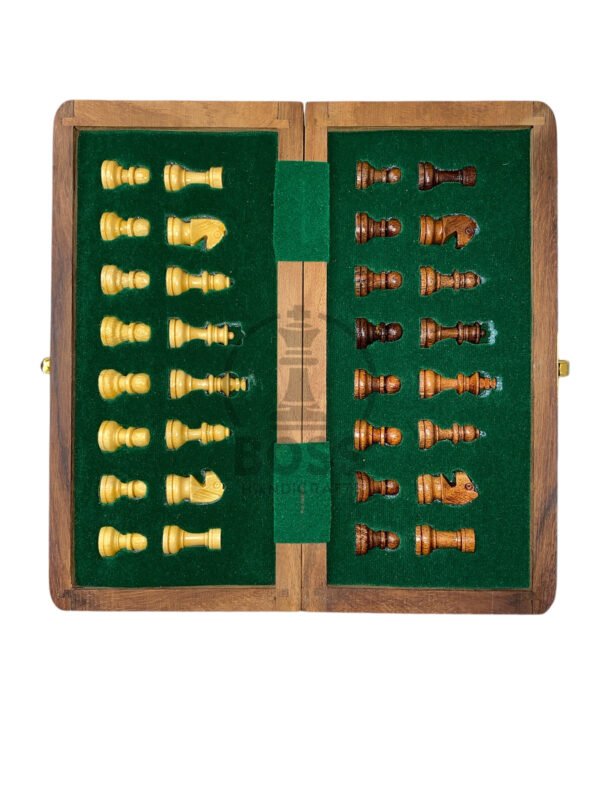 10” TRAVEL MAGNETIC FOLDING CHESS SET - Image 3