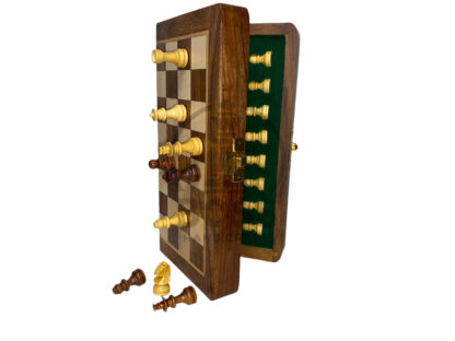 10” TRAVEL MAGNETIC FOLDING CHESS SET - Image 2