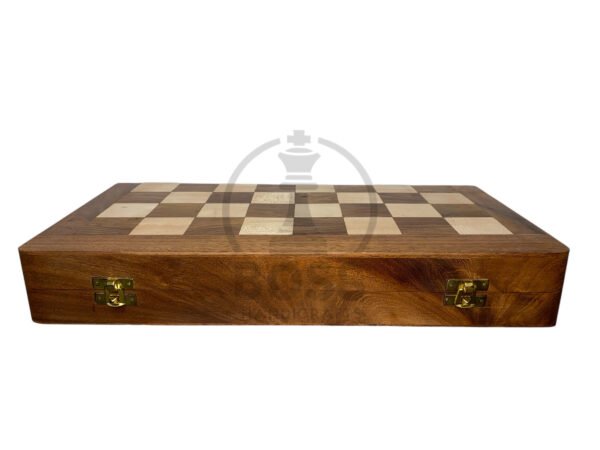 16” FOLDING CHESS BOARD AND STORAGE BOX