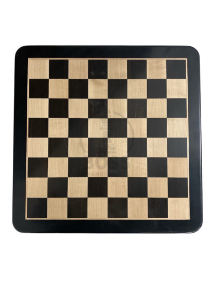 21” EBONY & MAPLE WOOD CHESSBOARD 55mm SQUARE - Image 9