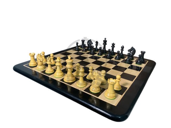 21” EBONY HIGH QUALITY CHESS BOARD - Image 4