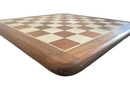 16” GOLDEN ROSEWOOD AND MAPLEWOOD CHESS BOARD 45mm SQUARE - Image 9