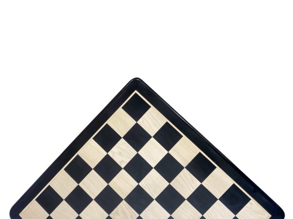 21” EBONY HIGH QUALITY CHESS BOARD 55mm SQUARE - Image 3