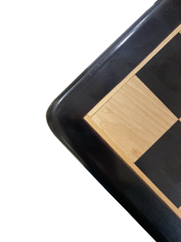 21” EBONY HIGH QUALITY CHESS BOARD 55mm SQUARE - Image 6