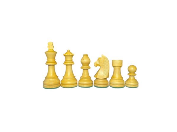 3.75” DOWN HEAD KNIGHT STAUNTON TOURNAMENT WEIGHTED CHESS PIECES - Image 3