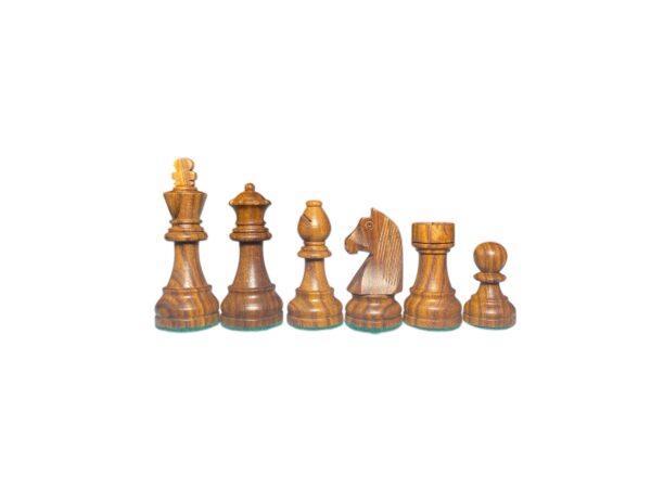 3.75” DOWN HEAD KNIGHT STAUNTON TOURNAMENT WEIGHTED CHESS PIECES - Image 2
