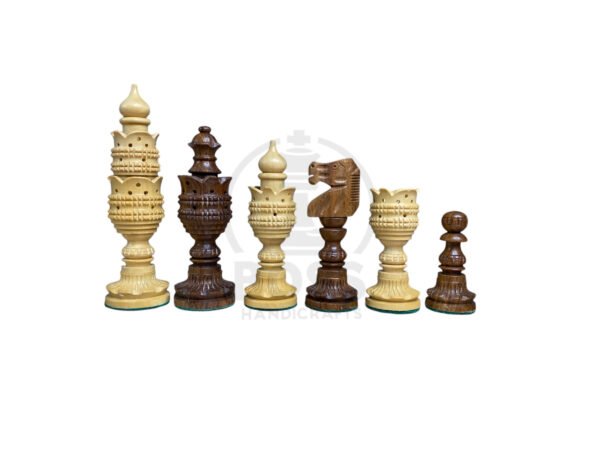 5” WEIGHTED LOTUS SERIES CHESS PIECES