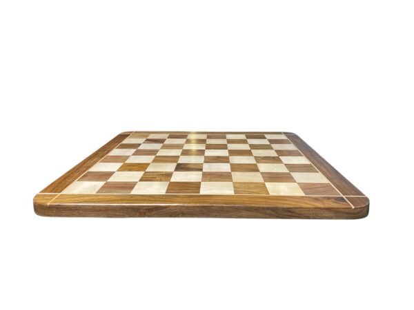 21” GOLDEN ROSEWOOD CHESS BOARD - 55mm SQUARE - Image 6