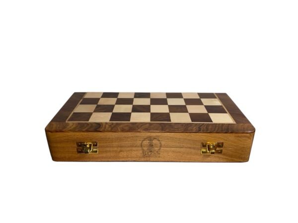 12 “ TRAVEL FOLDING MAGNETIC CHESS SET - Image 2