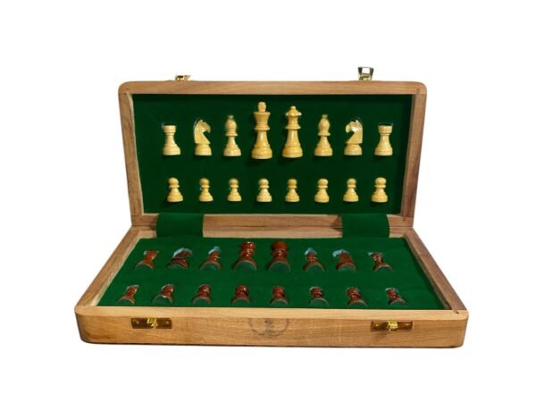 12 “ TRAVEL FOLDING MAGNETIC CHESS SET - Image 3