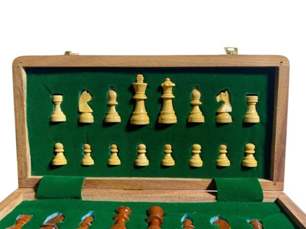 12 “ TRAVEL FOLDING MAGNETIC CHESS SET - Image 5